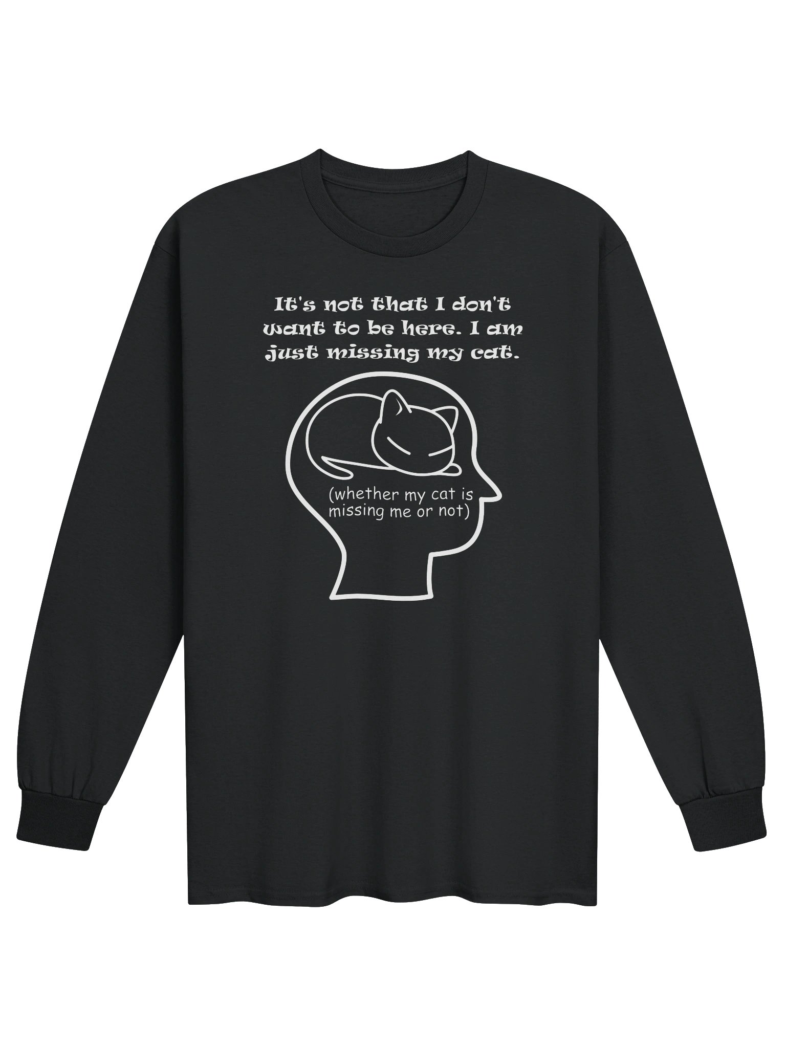 Monday Blue Kind of Mood - Unisex Adult Long Sleeve T-shirt product image (1)
