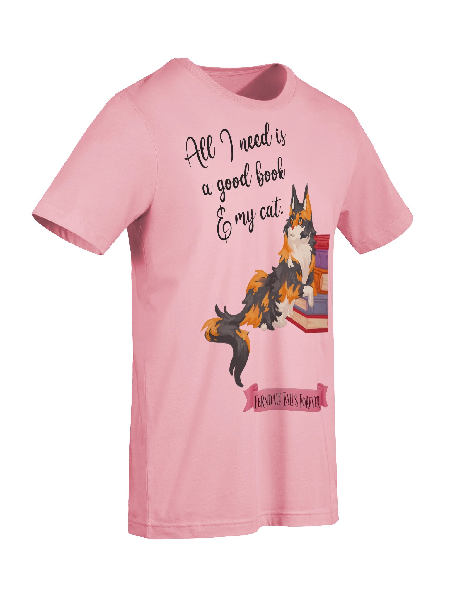 Book and Cat Classic Tee product image (3)