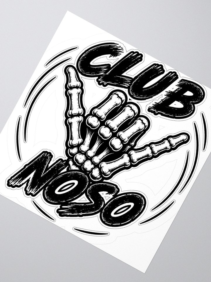 Club Noso Shaka Hand Sticker product image (2)