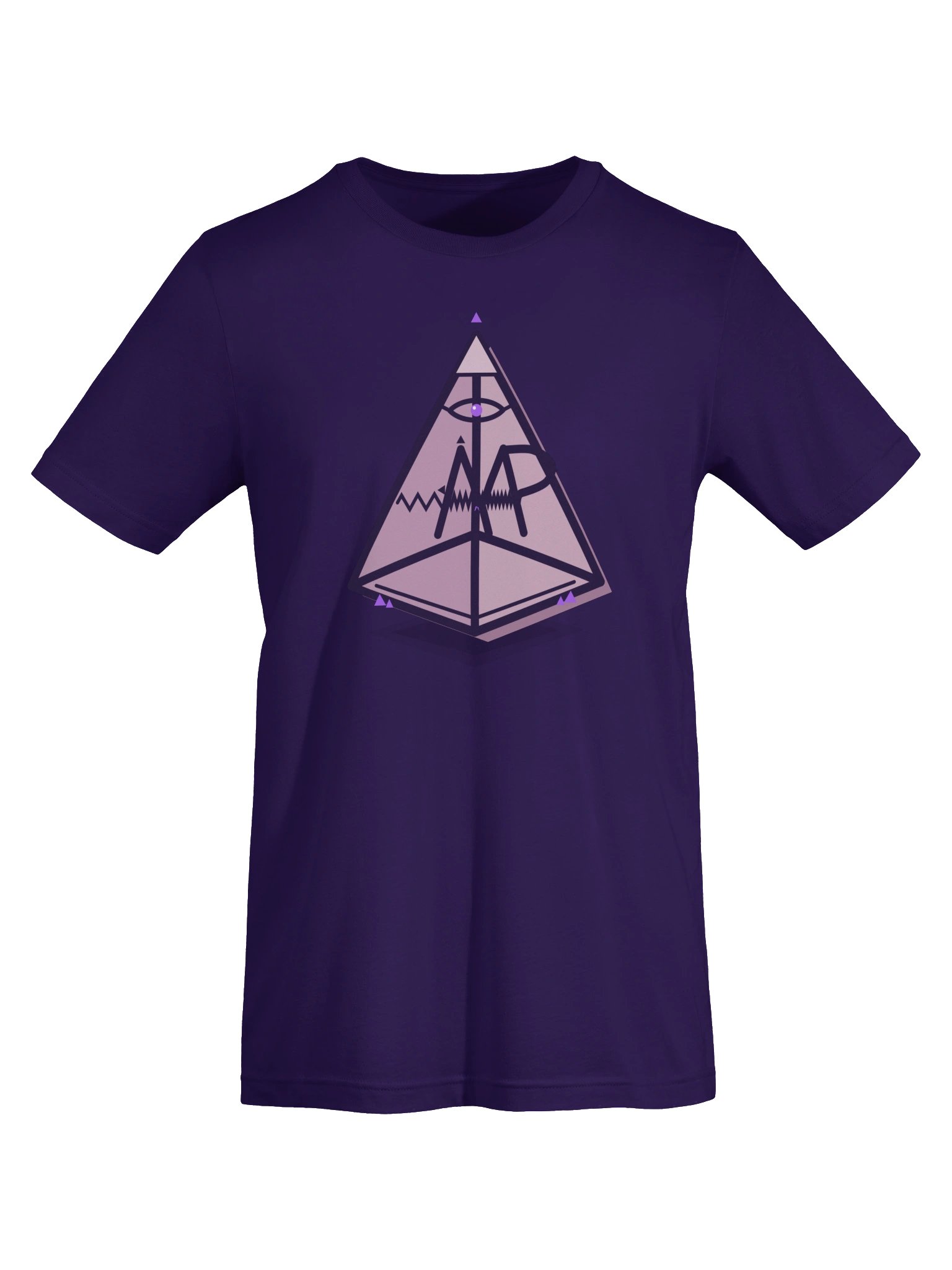 Mt. AMP Pyramid 3D Tee — Purple product image (5)