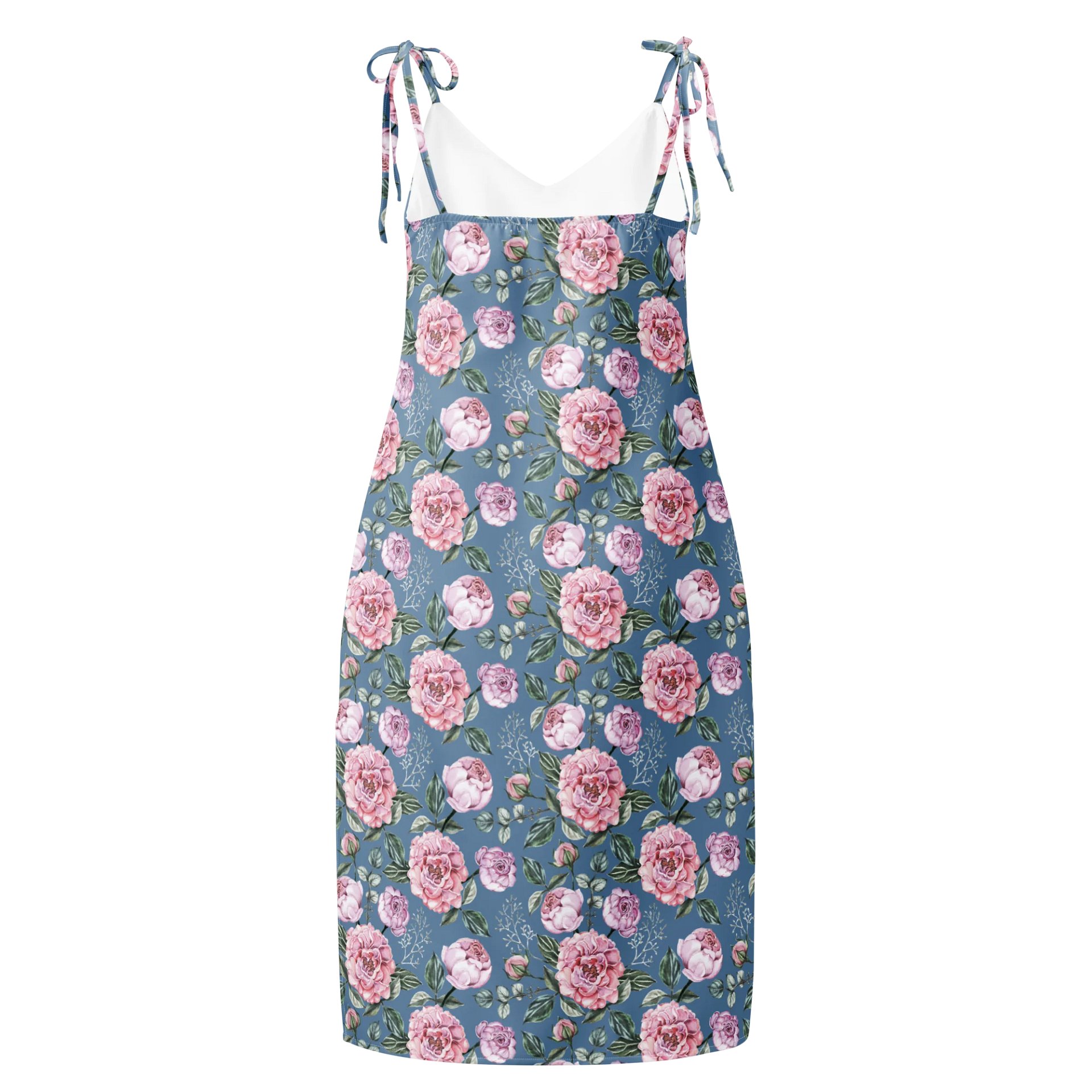 Peony Blue Floral Slip Dress product image (2)
