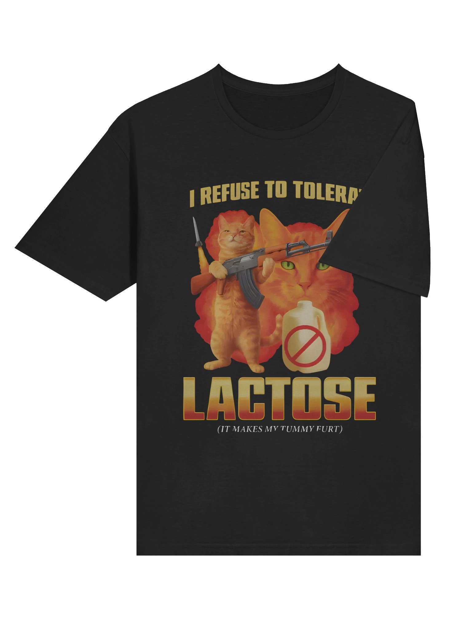 I Refuse To Tolerate Lactose It Makes My Tummy Hurt T-Shirt product image (4)