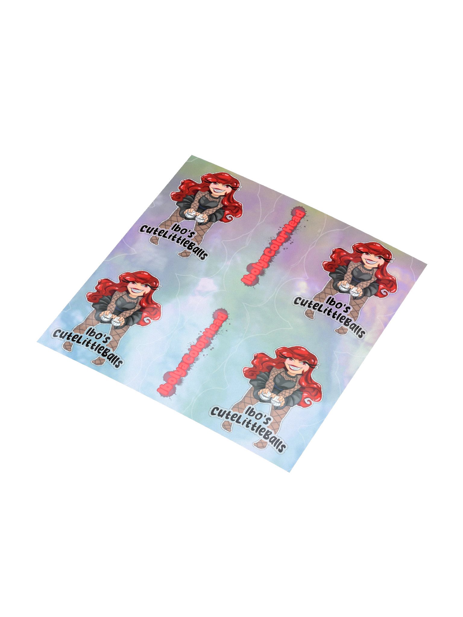 Ibo's CuteLittleBalls Holographic Sticker product image (3)