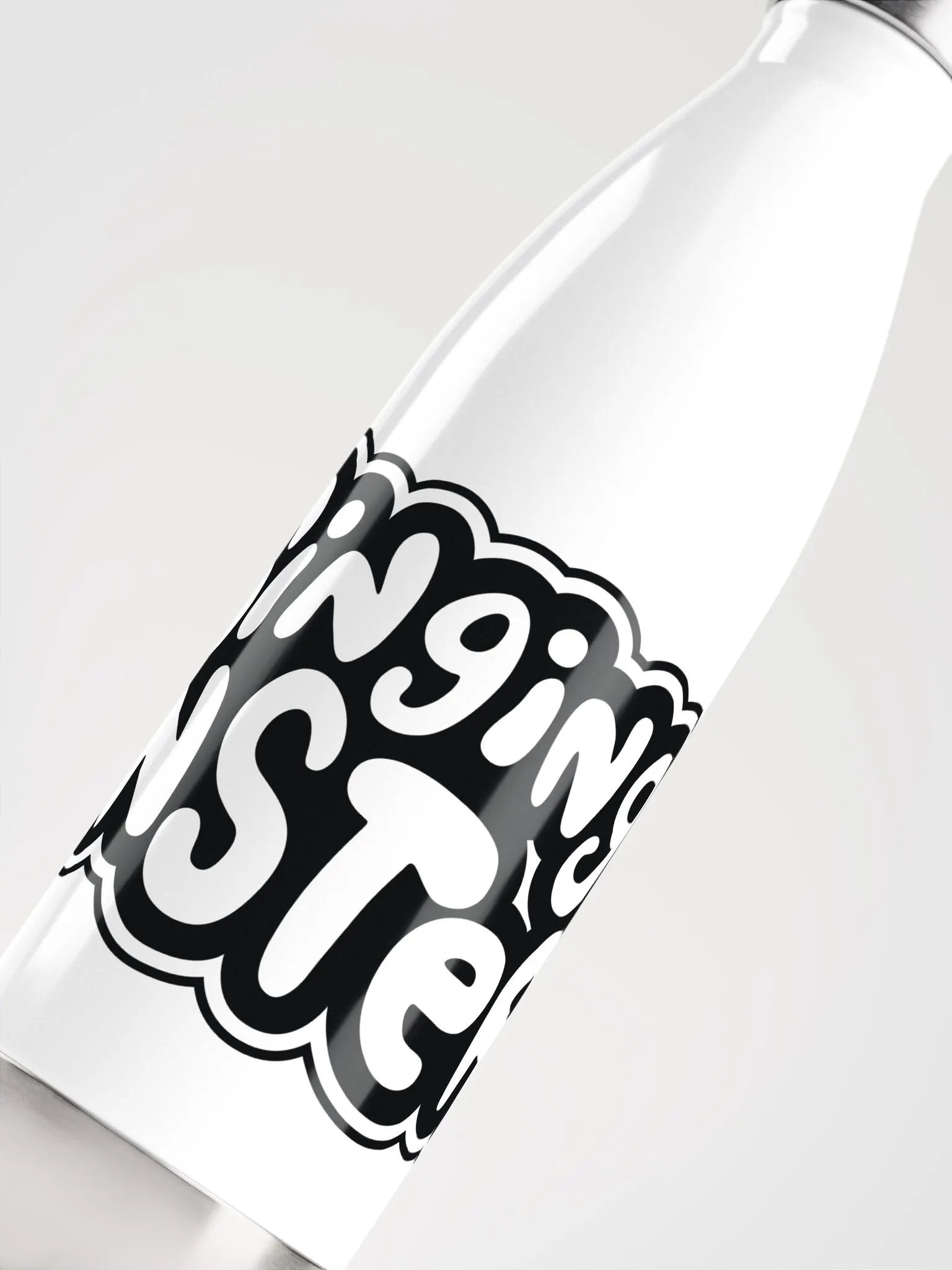 My Singing Monsters Logo Water bottle White product image (5)