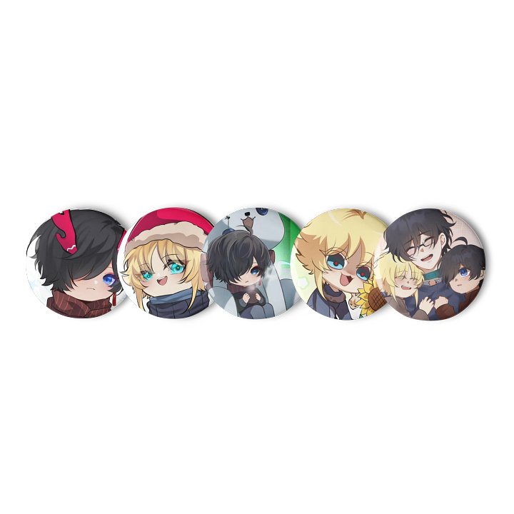 Rebirth Set of Pin Buttons product image (1)