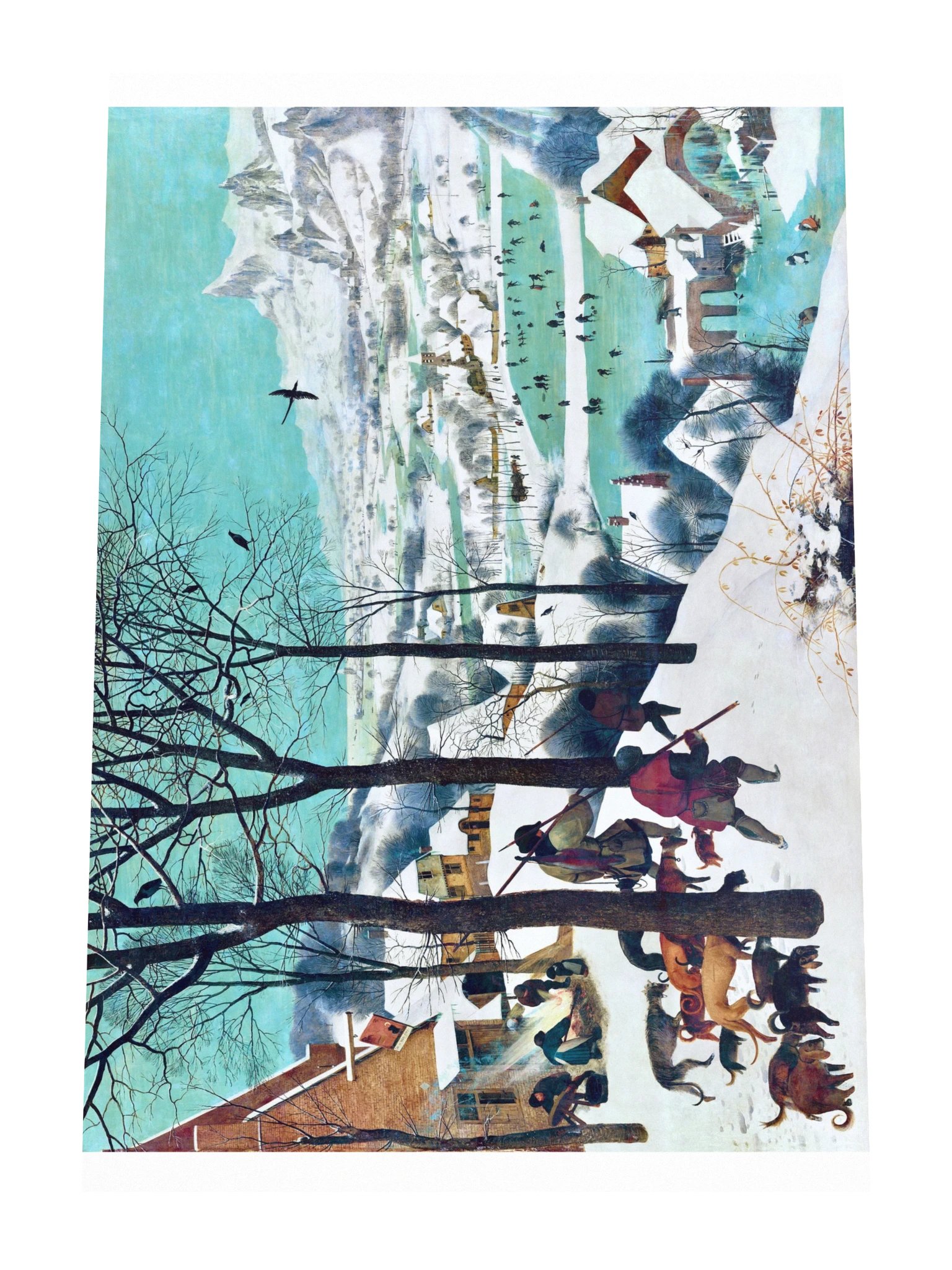 Hunters in the Snow (Winter) — XLarge Poster product image (4)