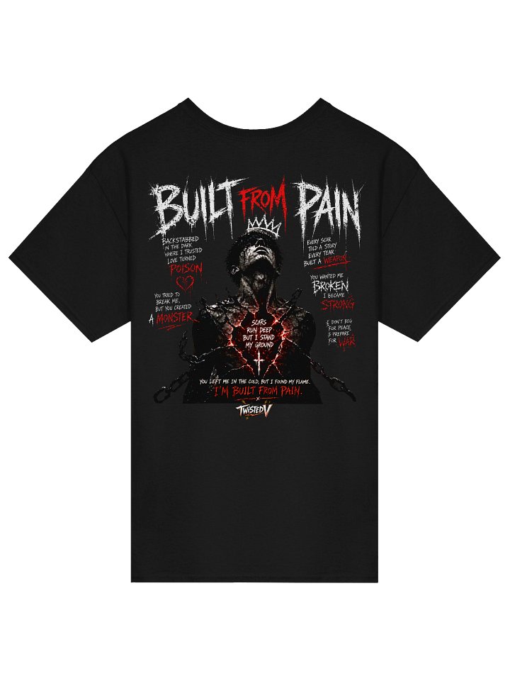 Built from Pain - Twisted V T-shirt product image (2)