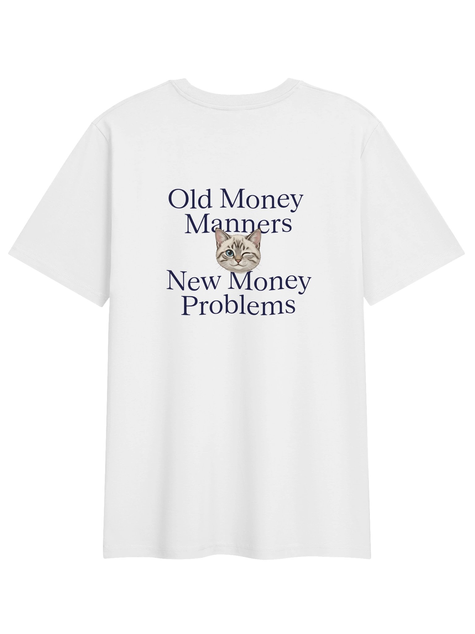 Old money manners, Saint Louie Organic soft Tee, White product image (1)
