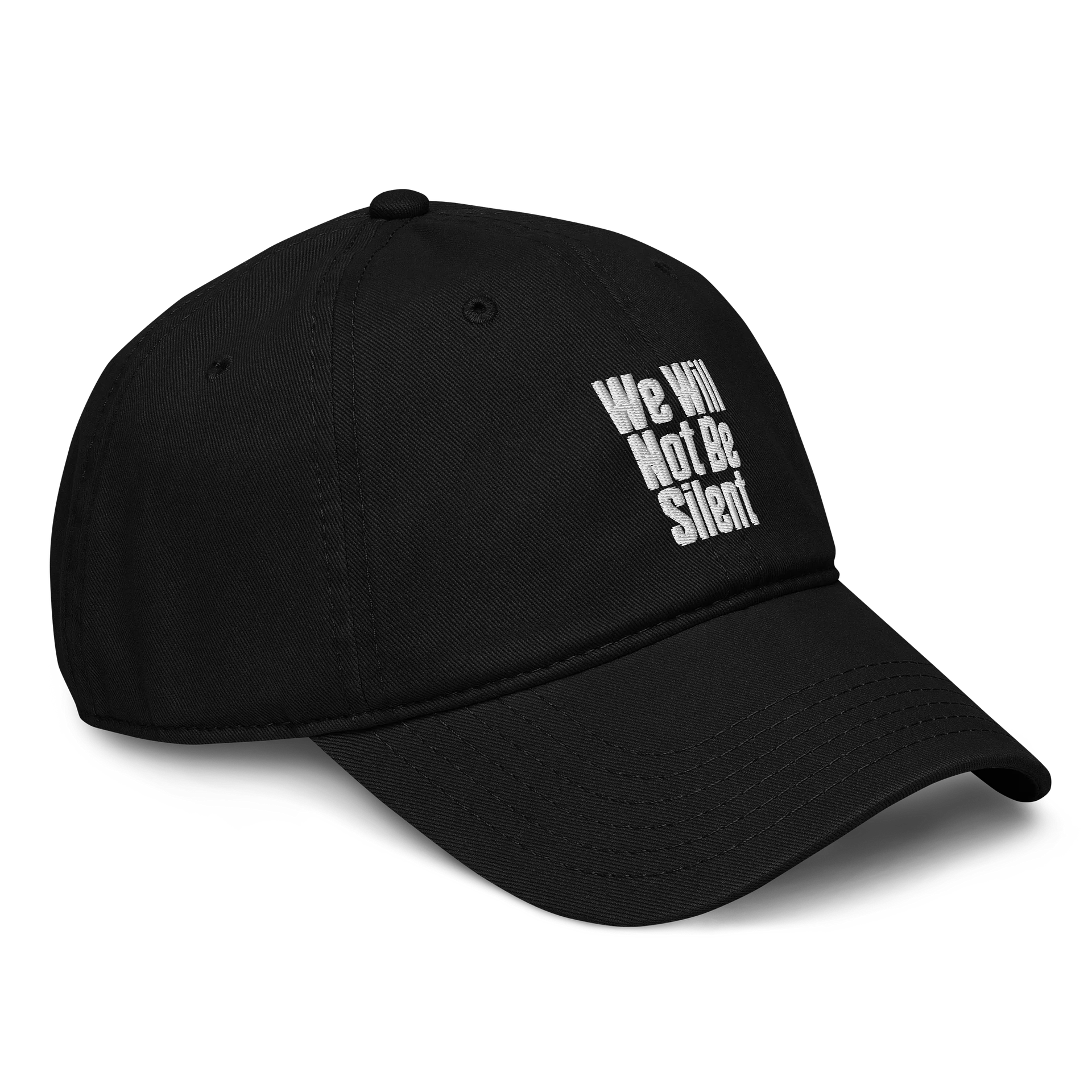 Steal This Story Please - We Will Not Be Silent Black Embroidered Cap product image (4)