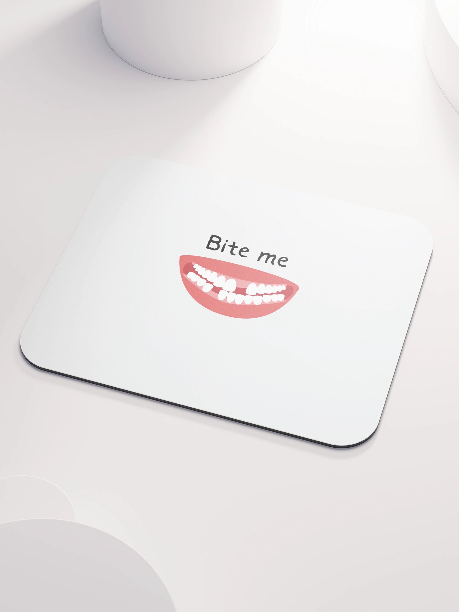 “Bite Me” Minimalist Mouse Pad product image (3)