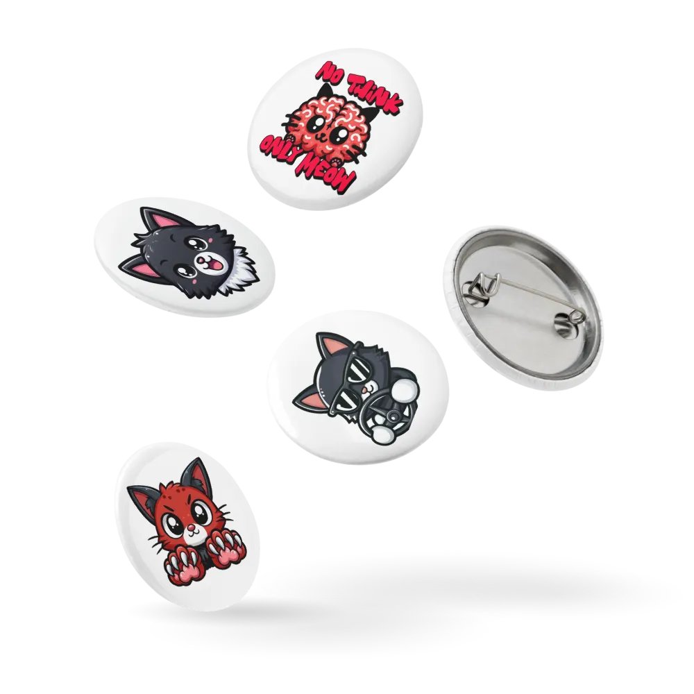 Kitty Kat badge set product image (14)