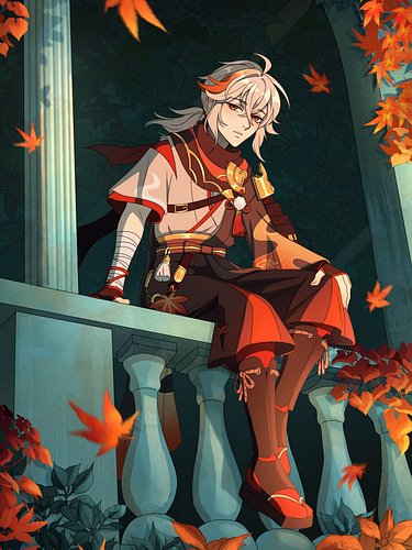 Kazuha!! 🍁 #genshinimpactart #genshinfanart #kazuha #hoyoverse