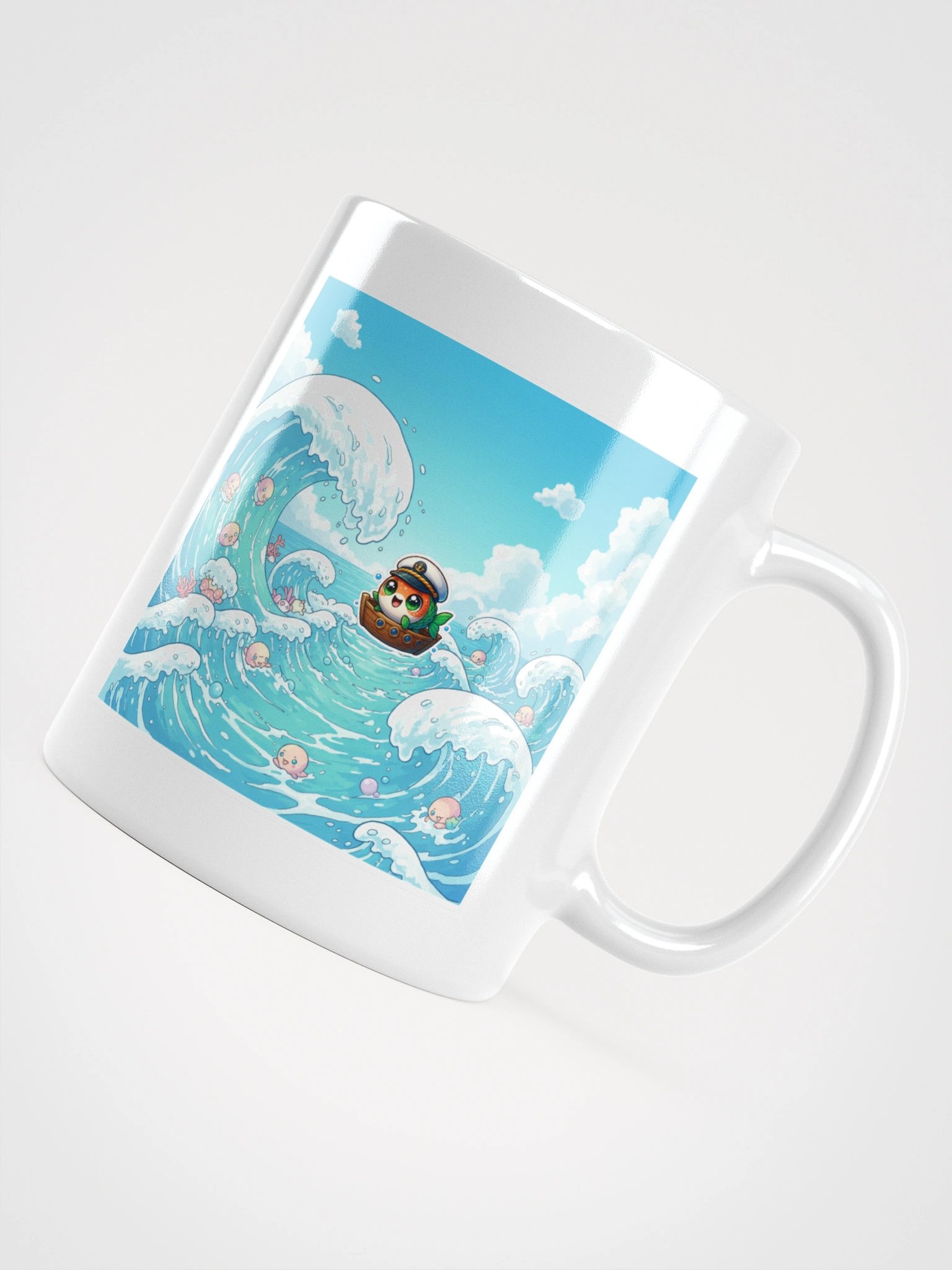 Captain Fin White Mug product image (11)