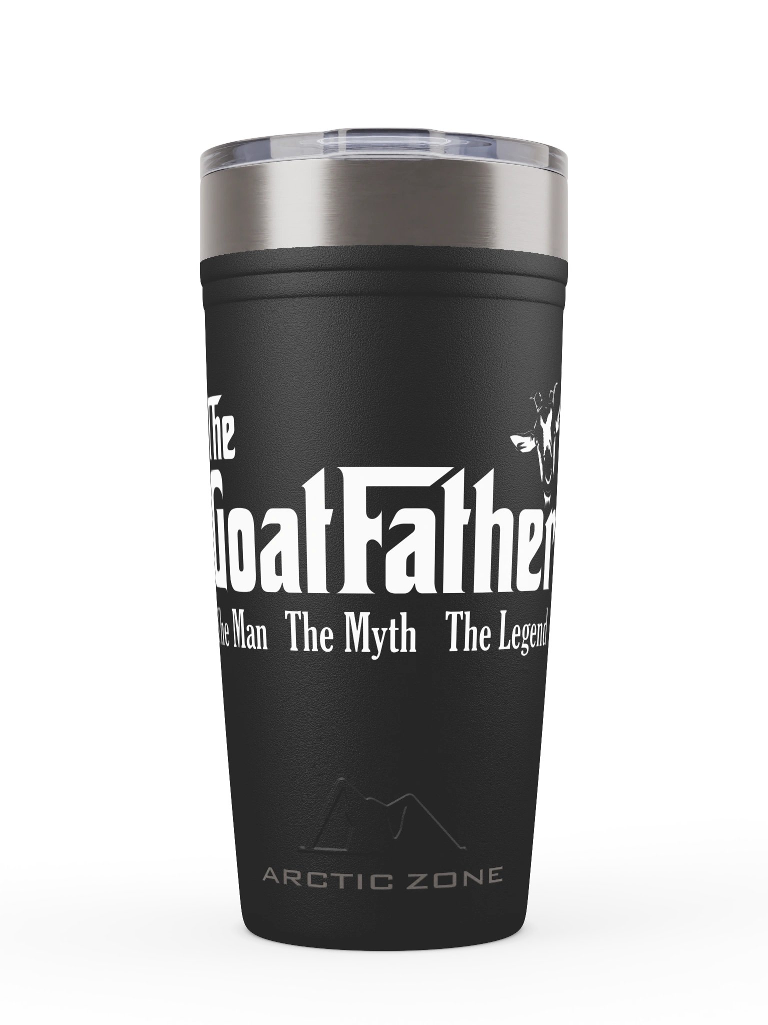 Arctic Zone Titan Thermal HP Copper Tumbler 20 oz, The Goat Father The Man Myth Legend product image (1)