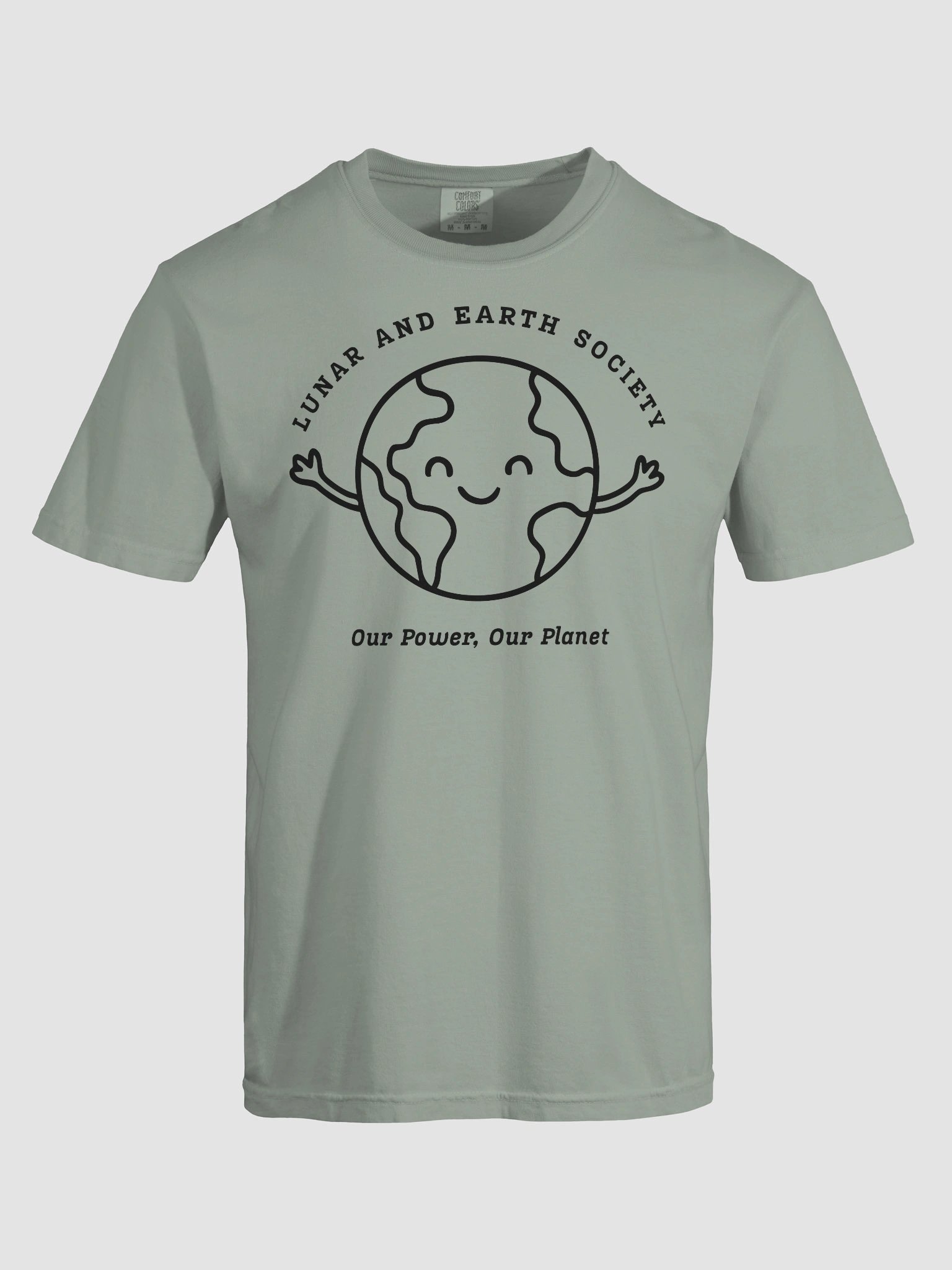 Fun Earth Month Shirt Lunar Earth Society Premium Soft Tee product image (3)