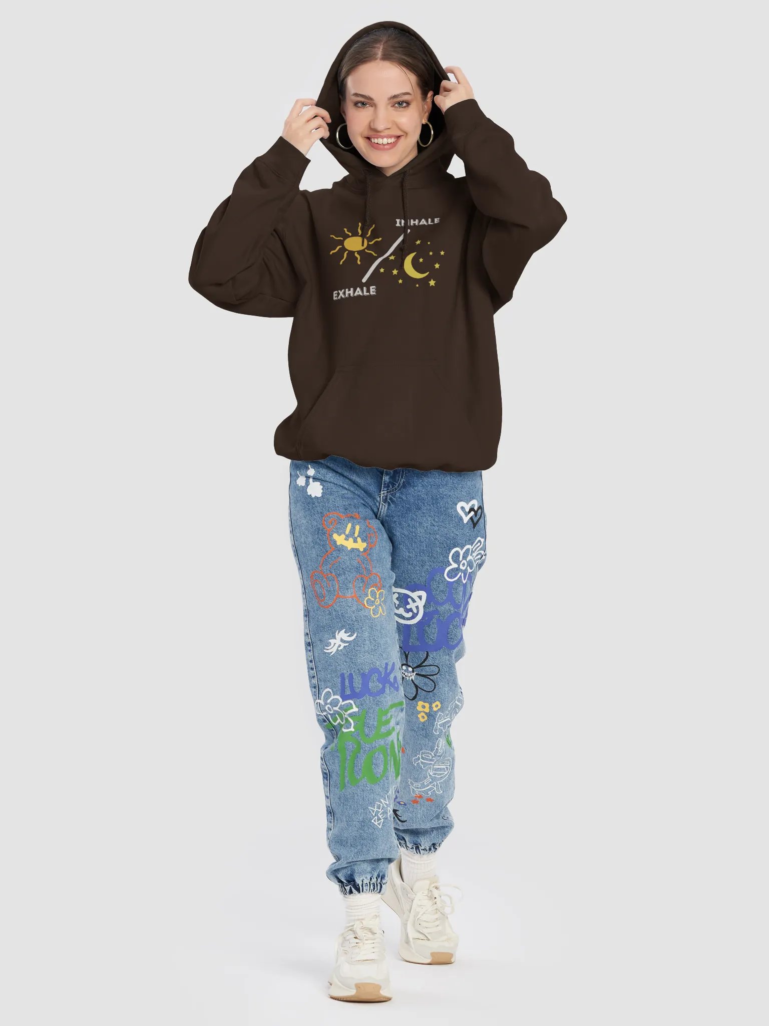 Breathe Easy Hoodie - Cosmic Breath Design product image (44)