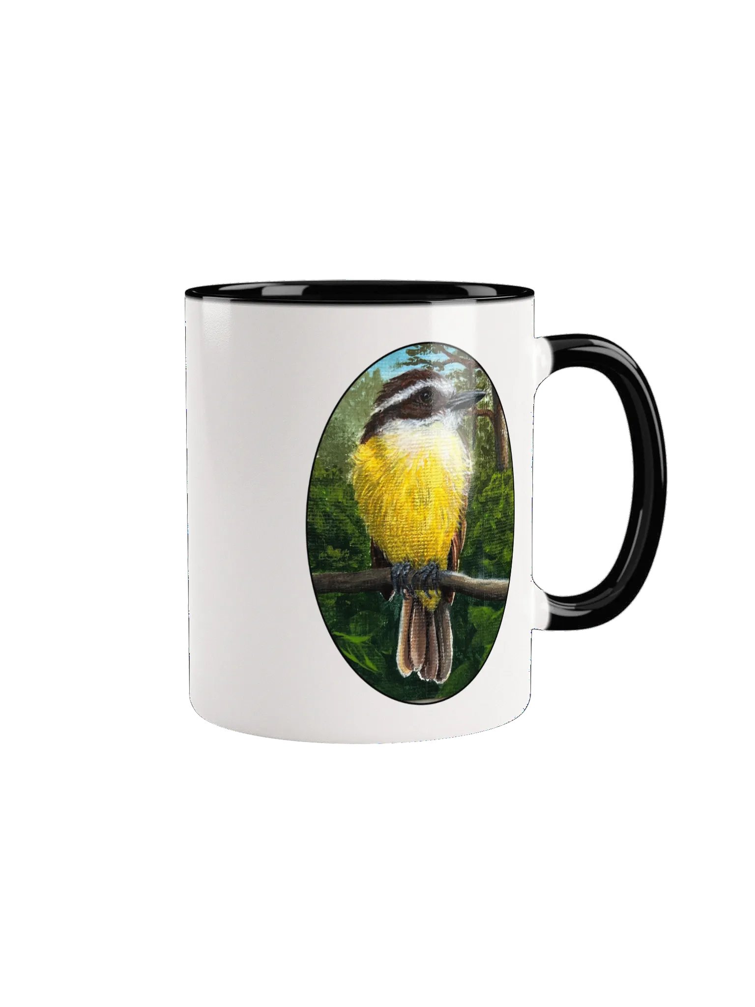 Perched Great Kiskadee Ceramic Mug product image (7)