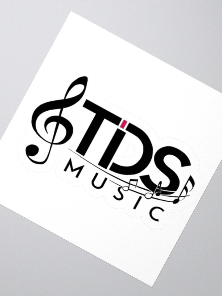 Exclusive TDS MUSIC Logo Sticker - Premium Kiss Cut Vinyl product image (1)