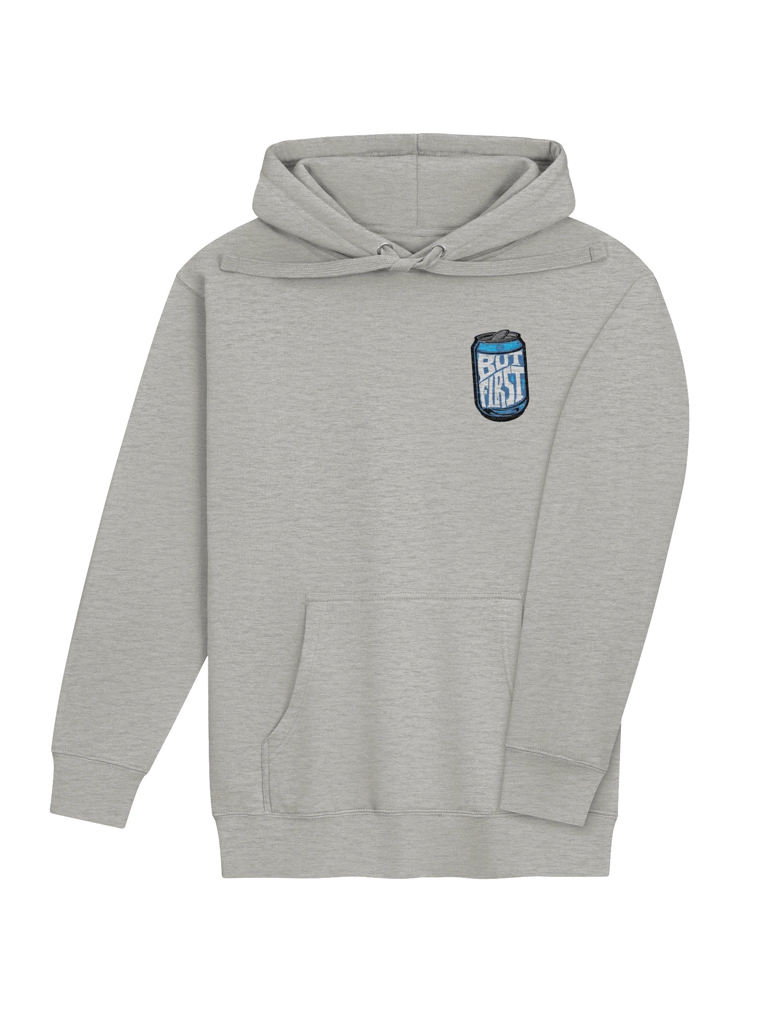 But First / LLS Gray Hoodie product image (4)