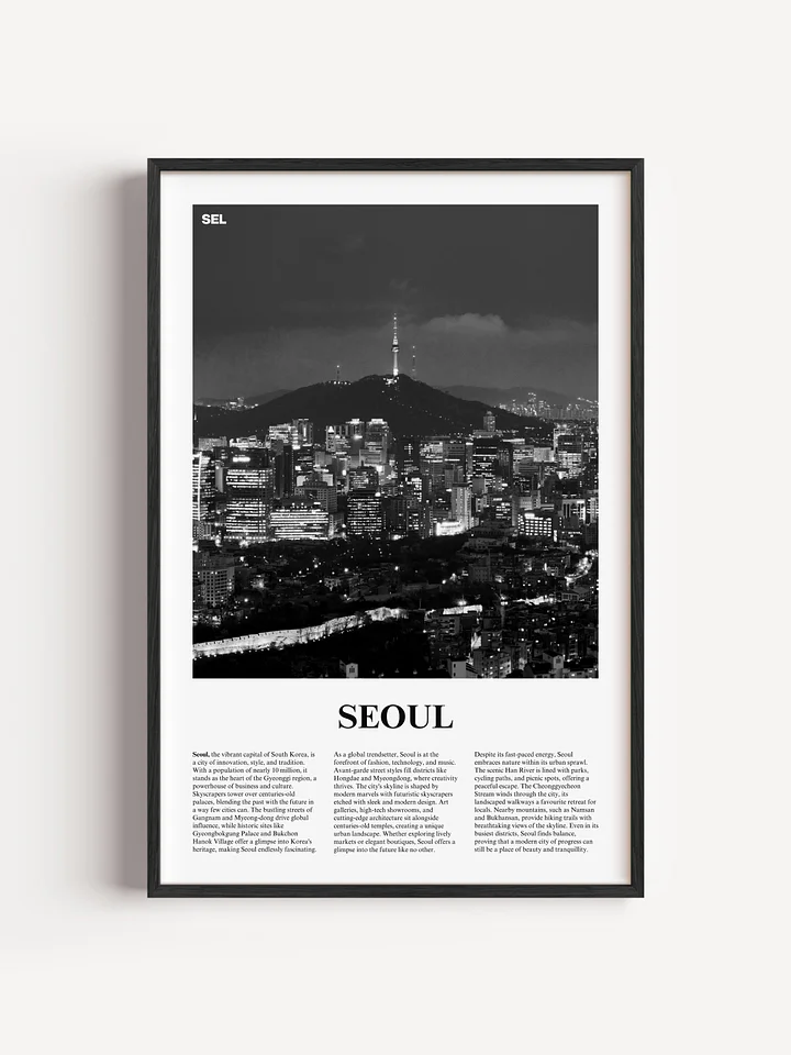 Seoul 01 Newspaper Poster product image (1)