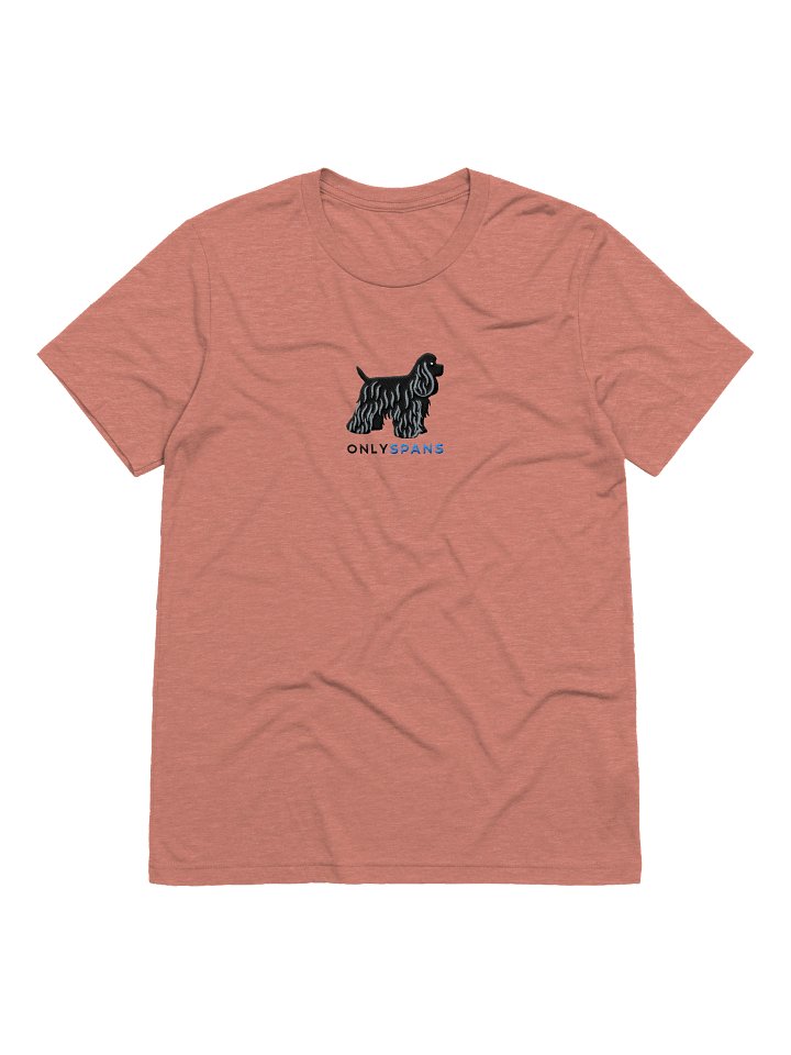 Only Spans T-Shirt(Embroidered) of an American Cocker Spaniel(Black) product image (5)