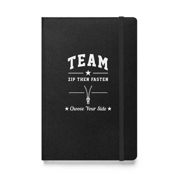 Team Zip Then Fasten Hardcover Notebook product image (1)