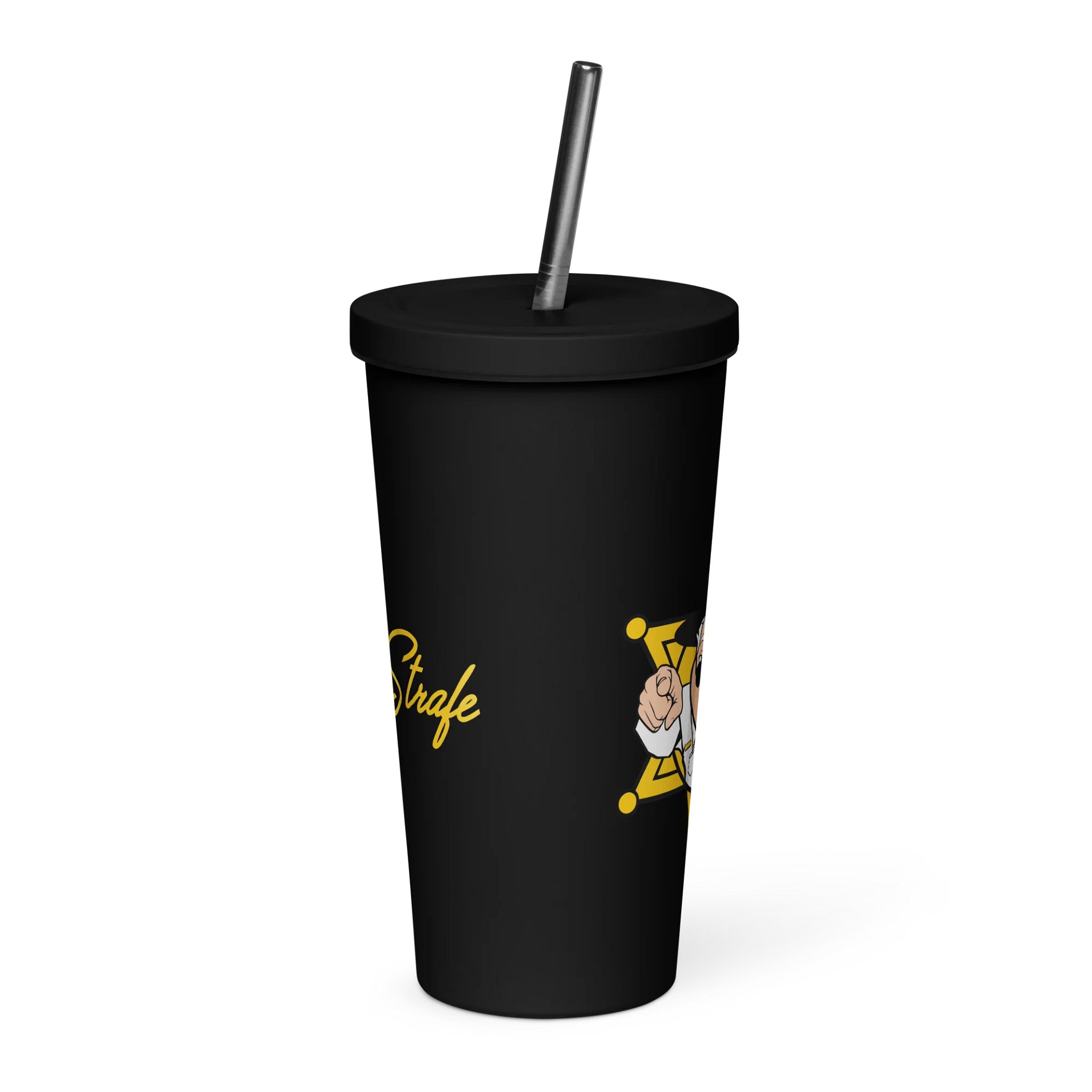 Sheriff Logo And Name Insulated Tumbler with a Straw product image (2)