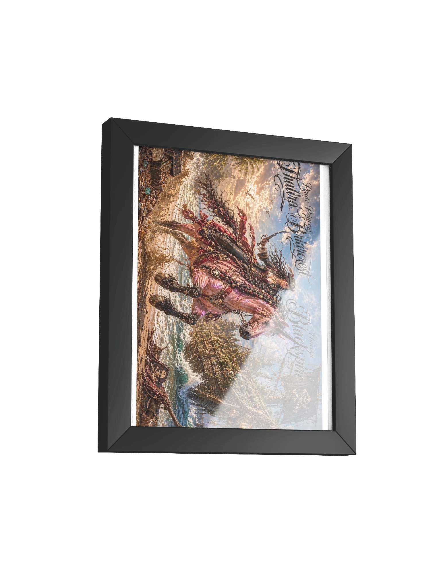 Pirate Unicorns - Shore Bound Framed Poster product image (4)