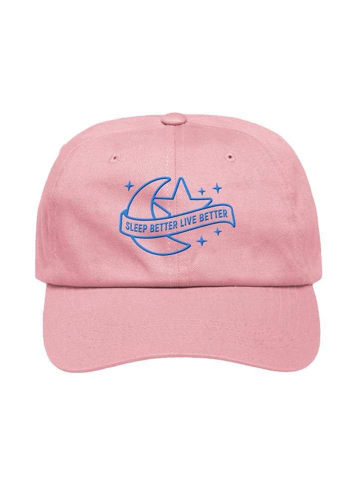 Sleep Better, Live Better Dad Hat — Blue Embroidery product image (17)