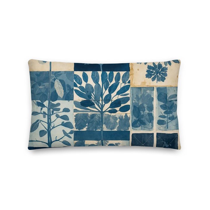 Botanical Blues Premium Pillow product image (5)