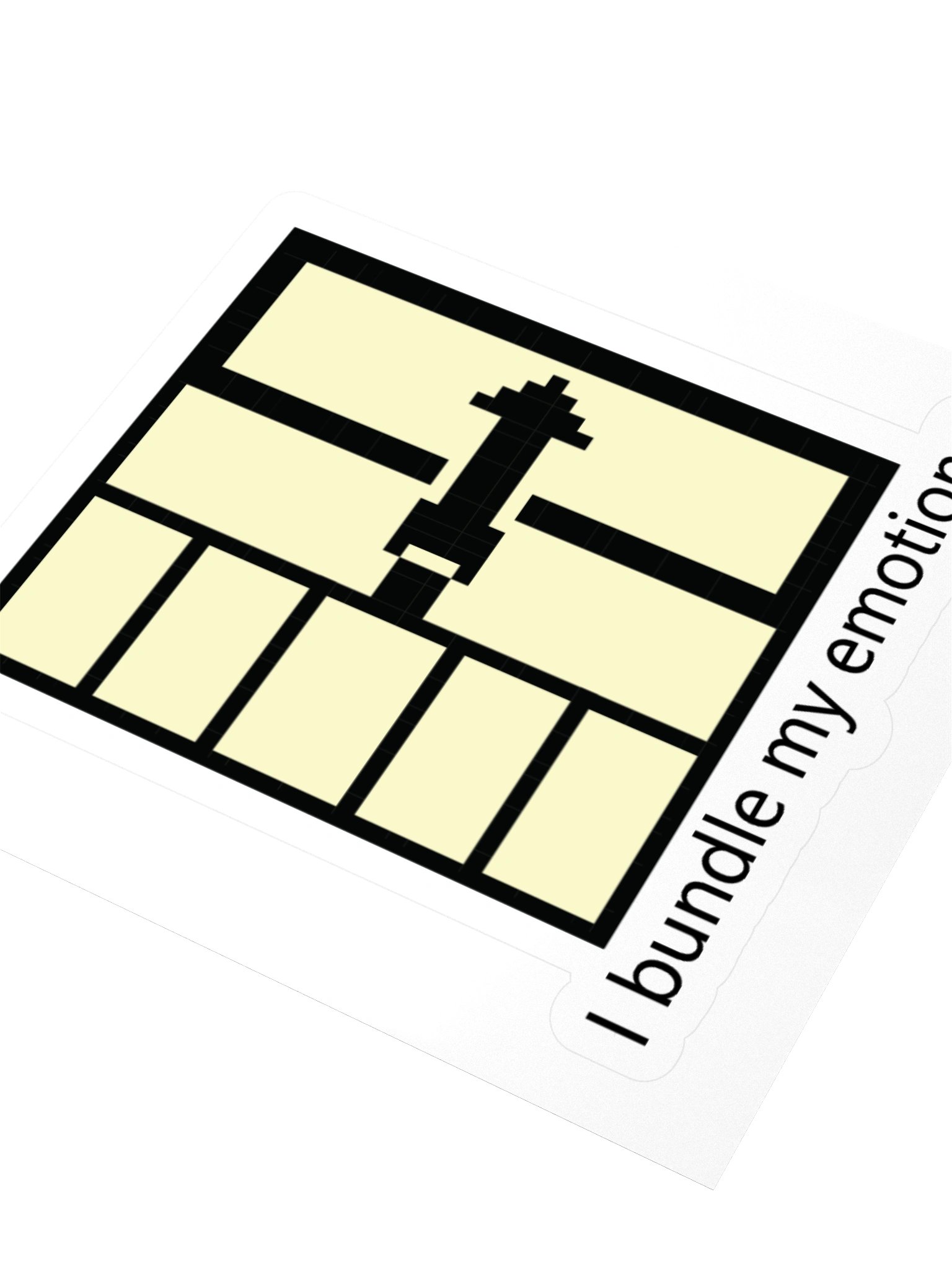 I Bundle My Emotions Sticker product image (3)