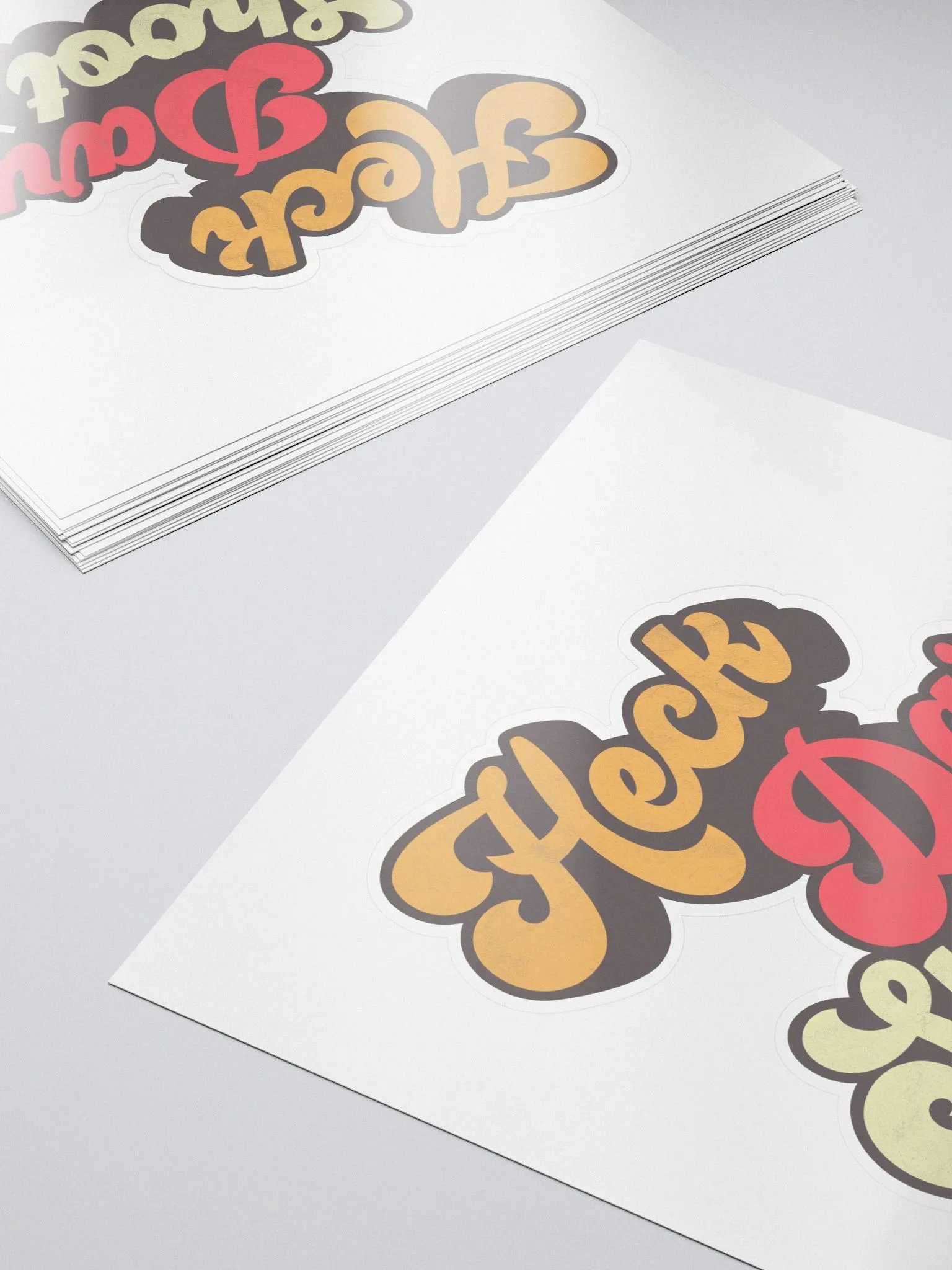 Heck Darn Shoot - Family Friendly Sticker product image (5)
