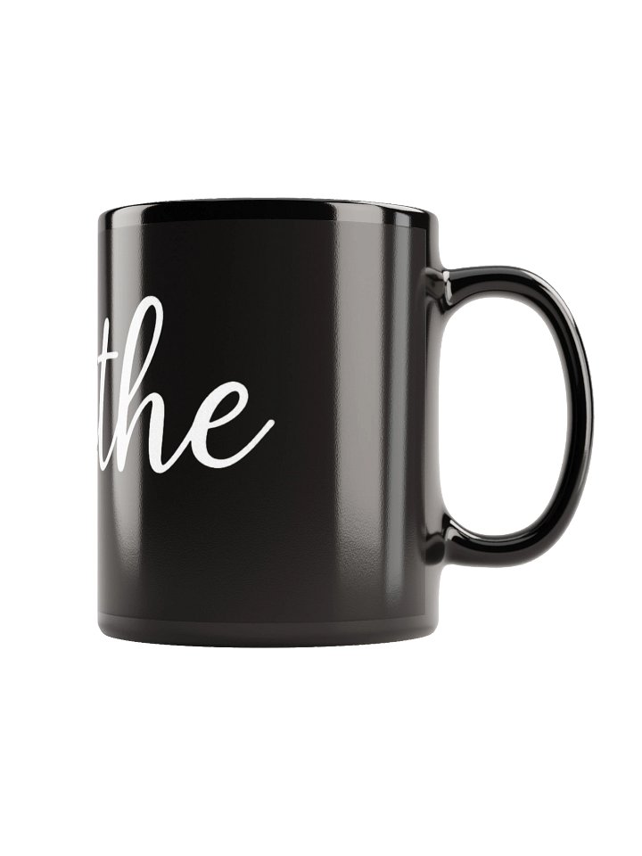 One-Word Mug Black: breathe product image (1)