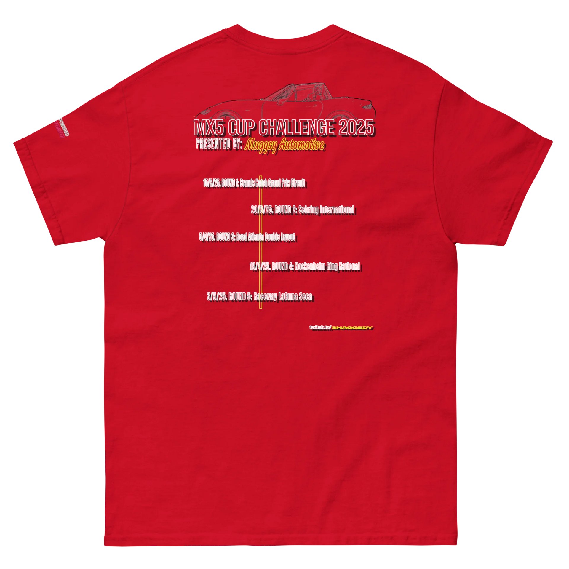 MX5 Cup Challenge Tee (Red) product image (3)
