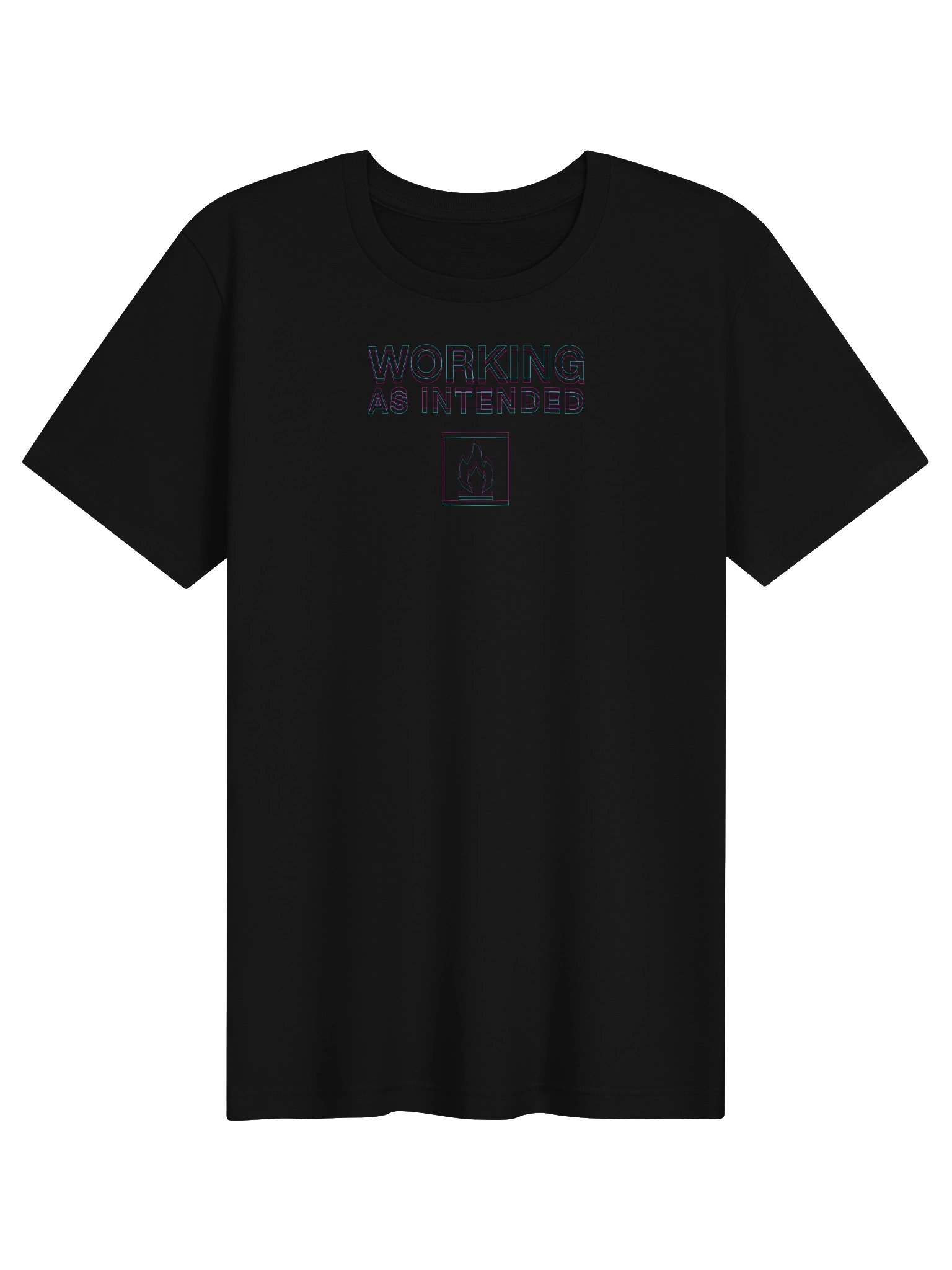 Working as Intended Glitch T-shirt product image (1)