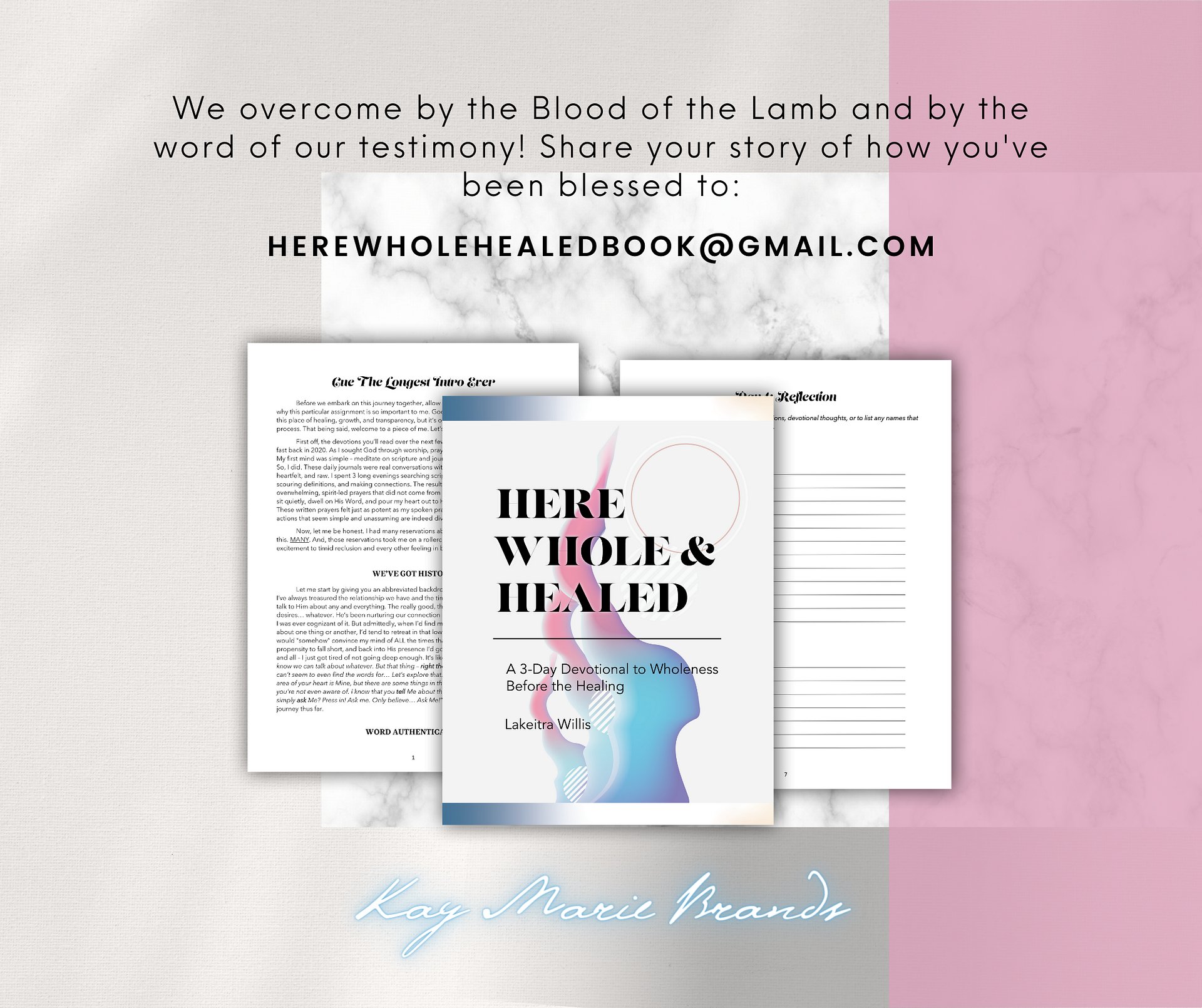 Here, Whole, & Healed: A 3-Day Devotional to Wholeness before the Healing product image (3)