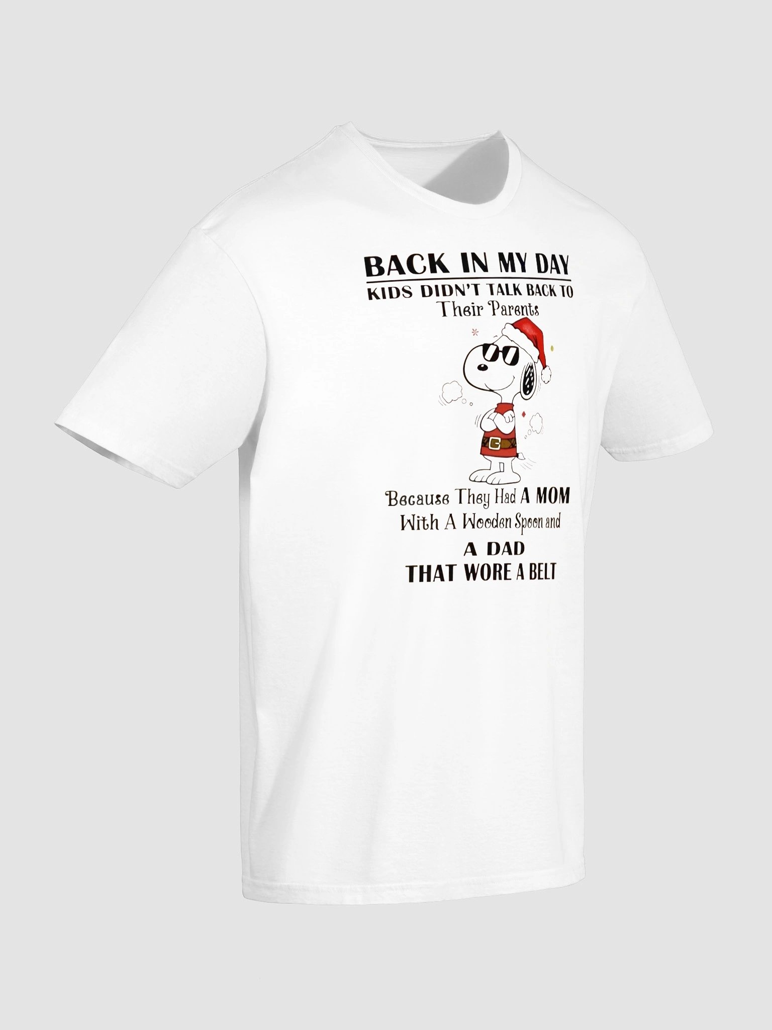 Snoopy “Back in My Day Kids Didn't Talk Back to Their Parents” Shirt product image (2)