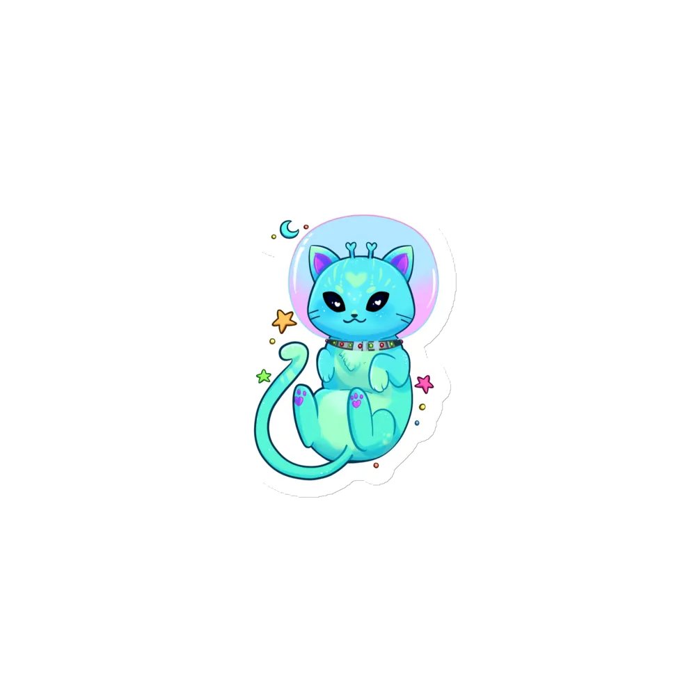 Space Cat Magnet product image (1)