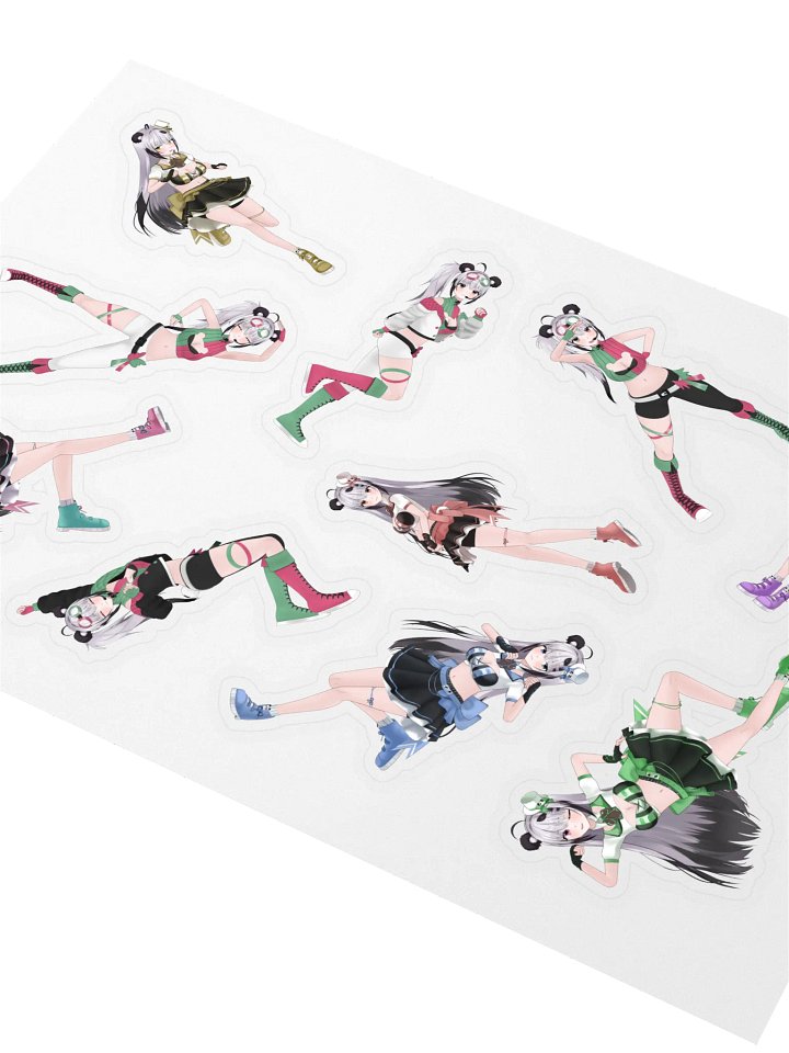 Utano Pandora 3D Model Collection Stickers product image (2)