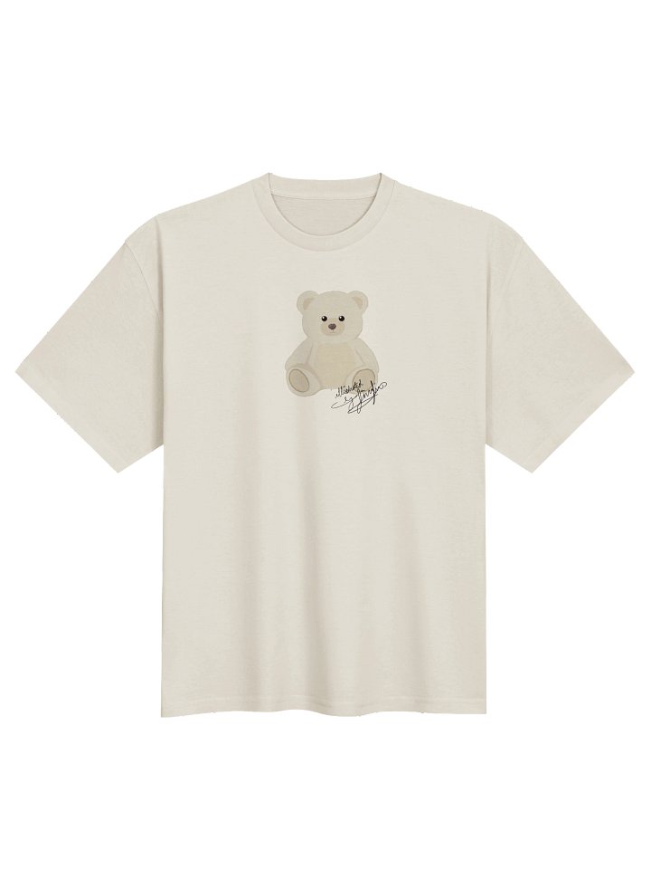 Illustrated By Jing Teddy Bear Oversized Tee product image (1)