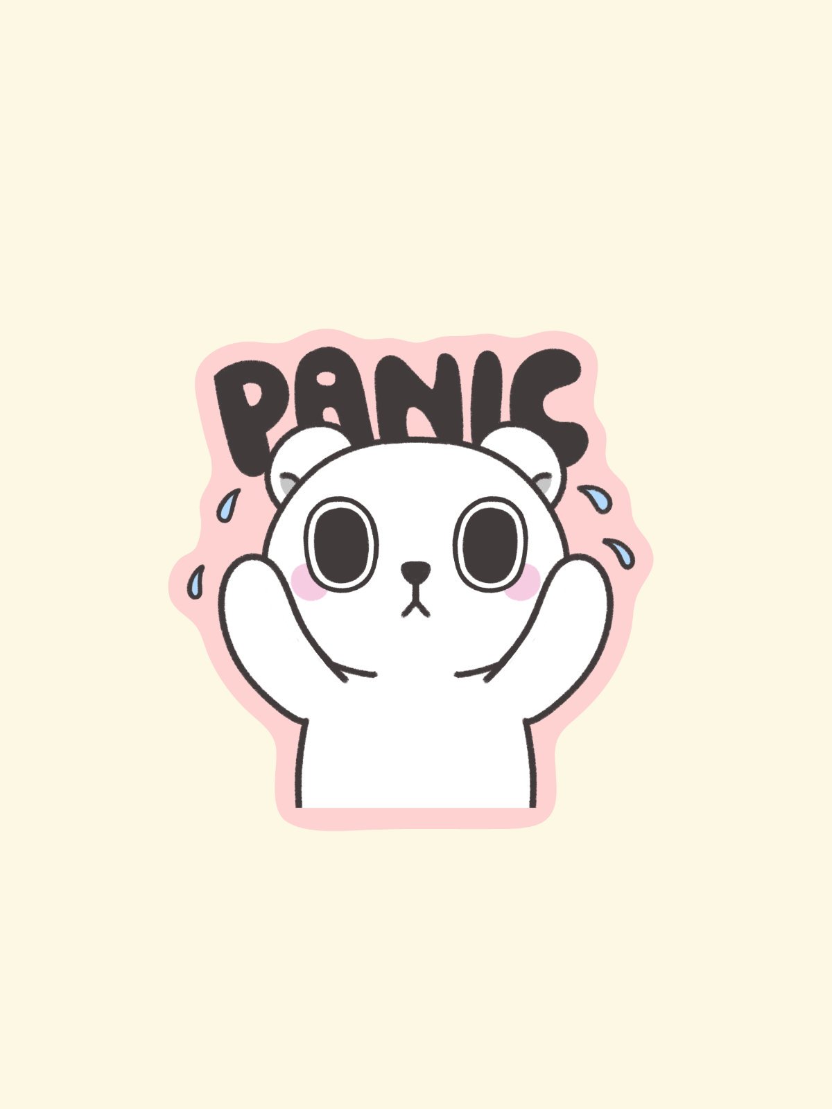 Panic sticker product image (1)
