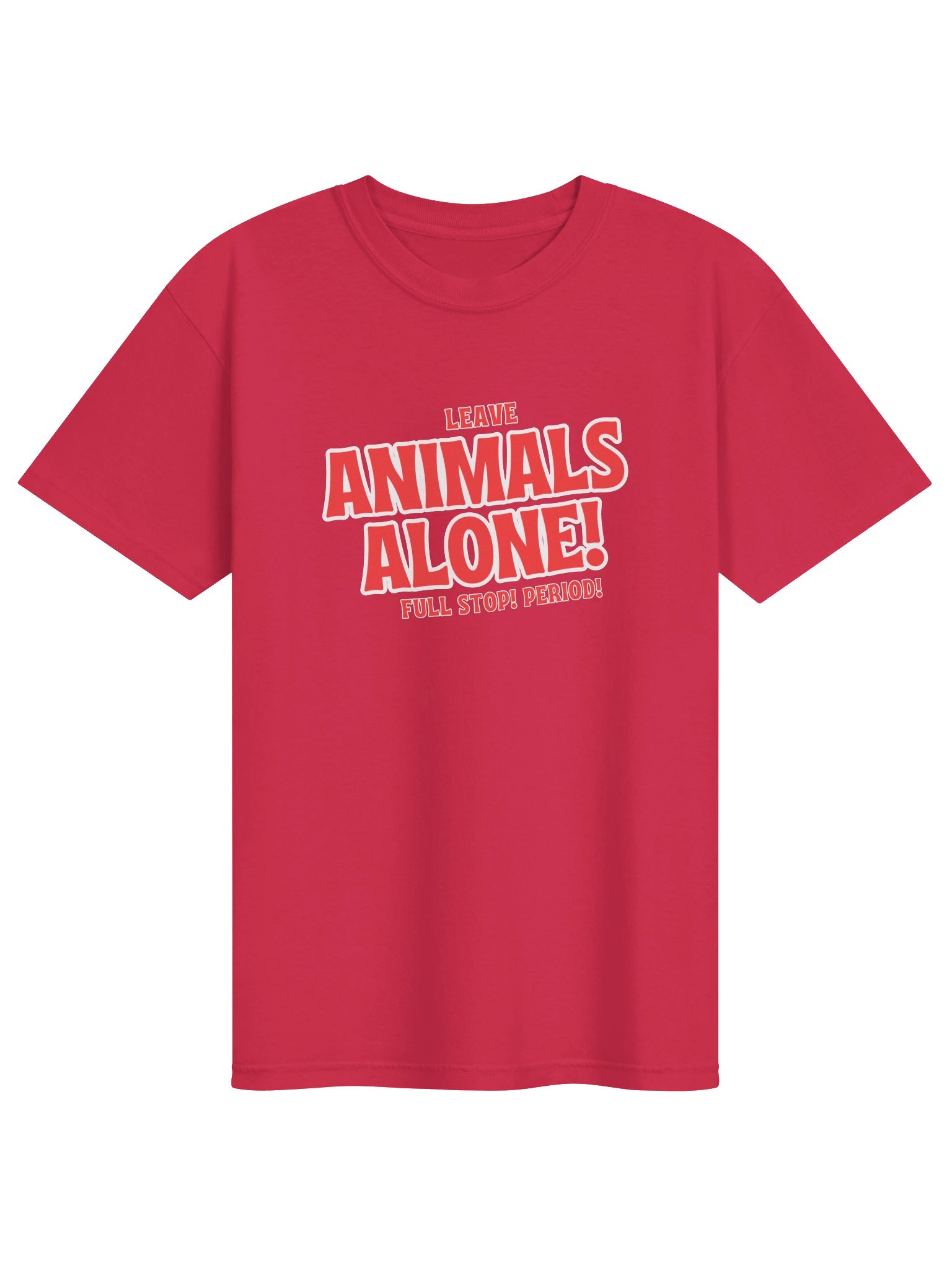 Leave Animals Alone - Bold Statement Tee product image (1)