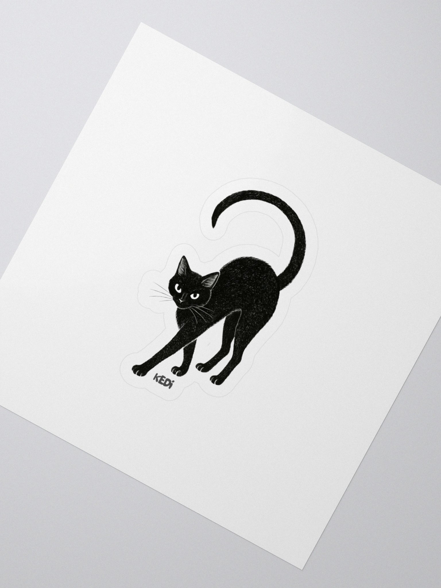 Mystic Cat Kiss Cut Stickers product image (2)