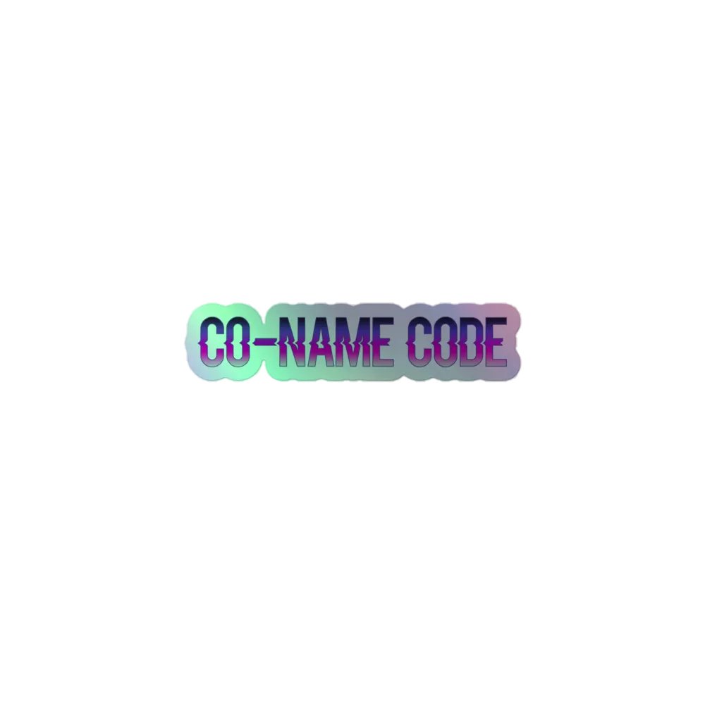 CO-NAME CODE Kiss-Cut Sticker Sheet product image (1)