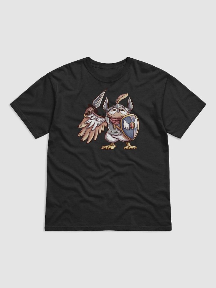 Owl Knight T-Shirt - Whimsical Fantasy Art product image (1)