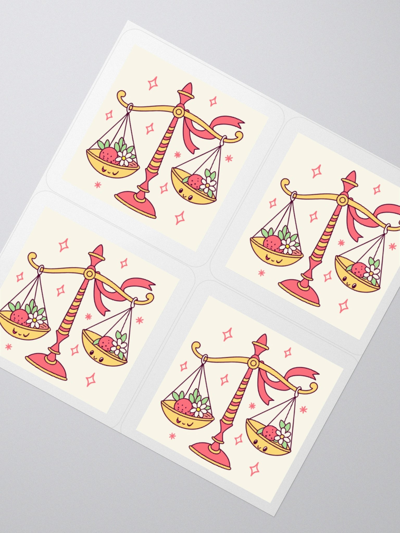 Libra Kiss Cut Stickers product image (2)
