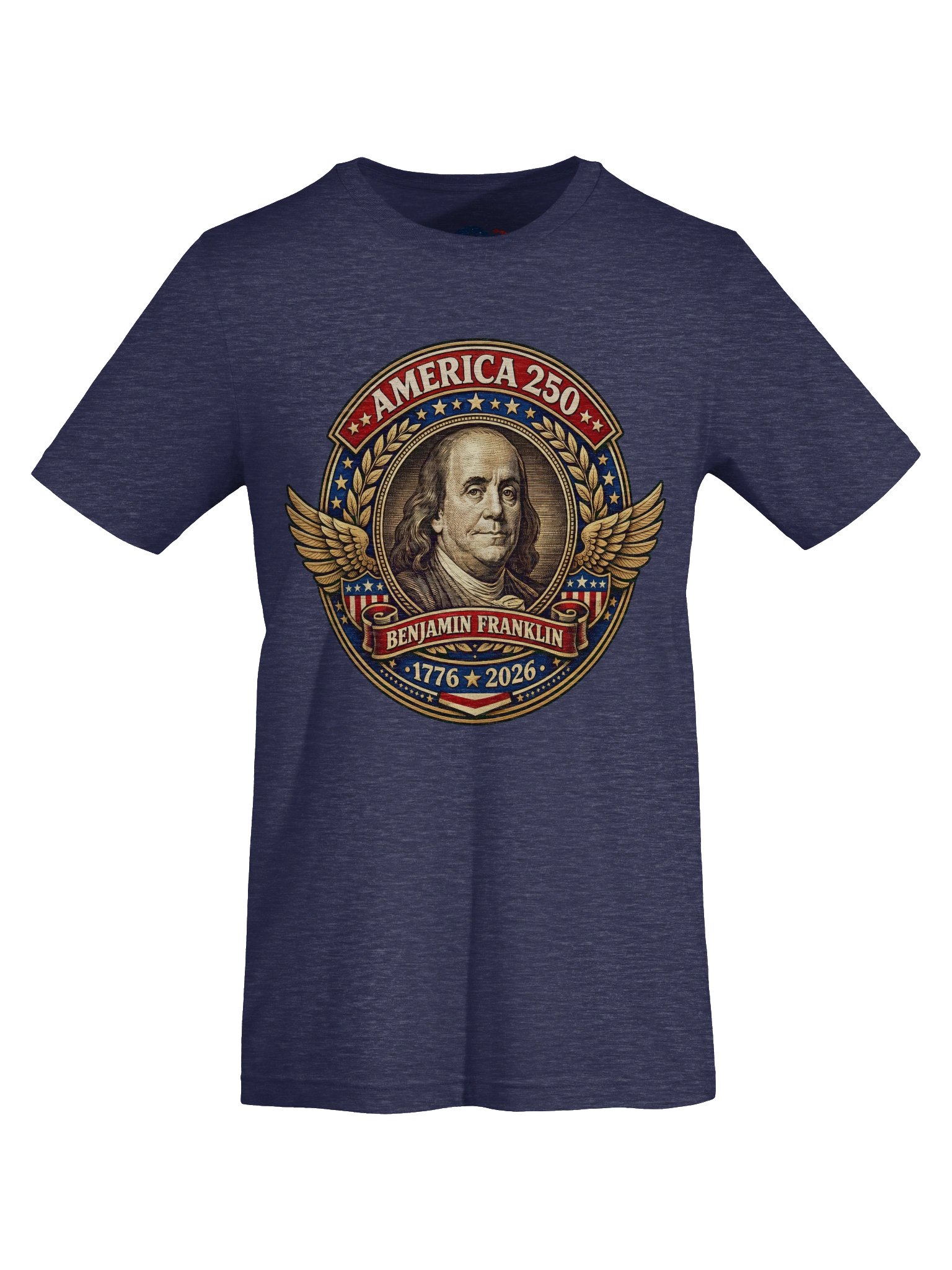 America 250: Benjamin Franklin Supersoft Tee Shirt product image (63)