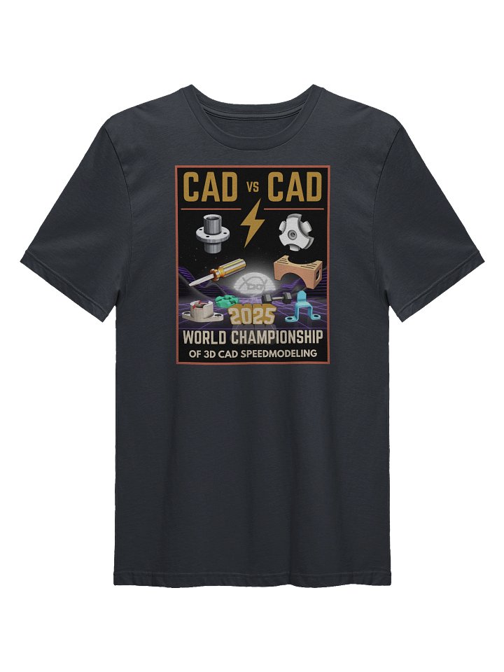 TooTallToby CAD vs CAD World Championship 2025 T-Shirt product image (15)