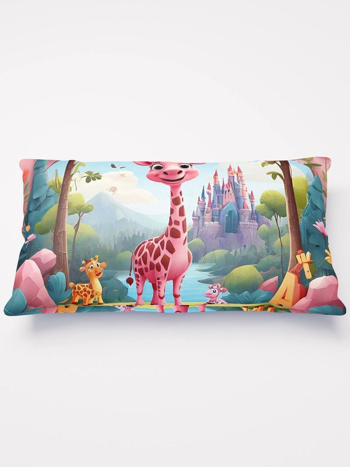pink giraffe with flower and book product image (3)