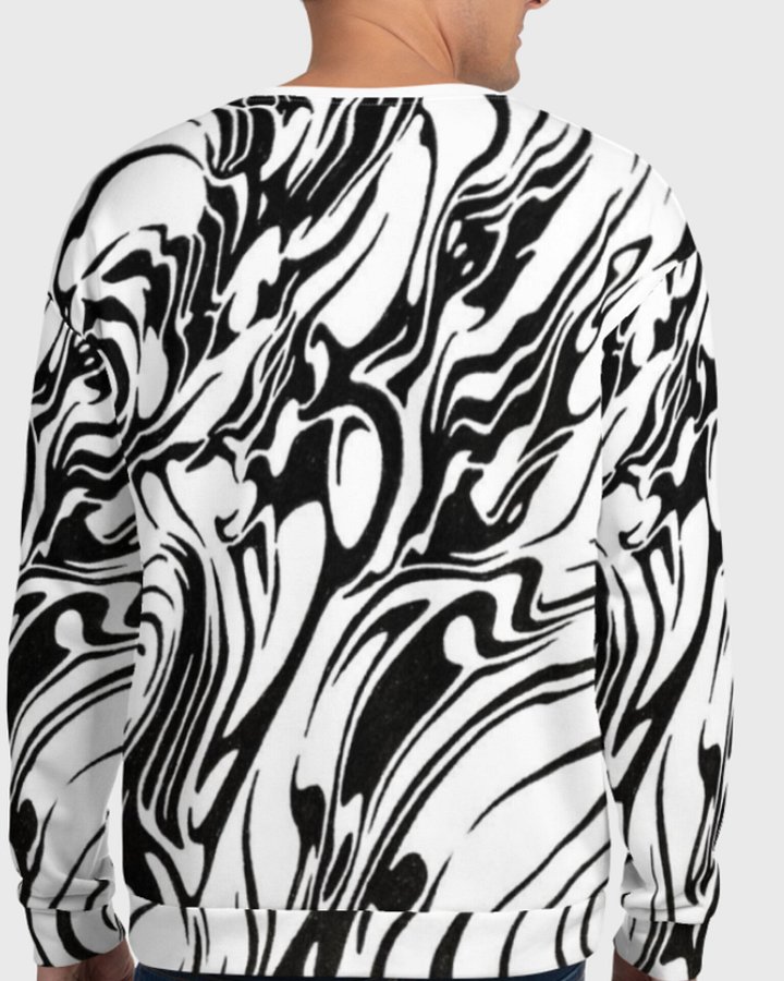 Mono Lávinci™ | Monochrome 'Infinity' Men’s Sweatshirt product image (2)